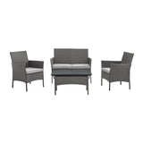 Medford Patio Conversation Combo 4PC - Grey