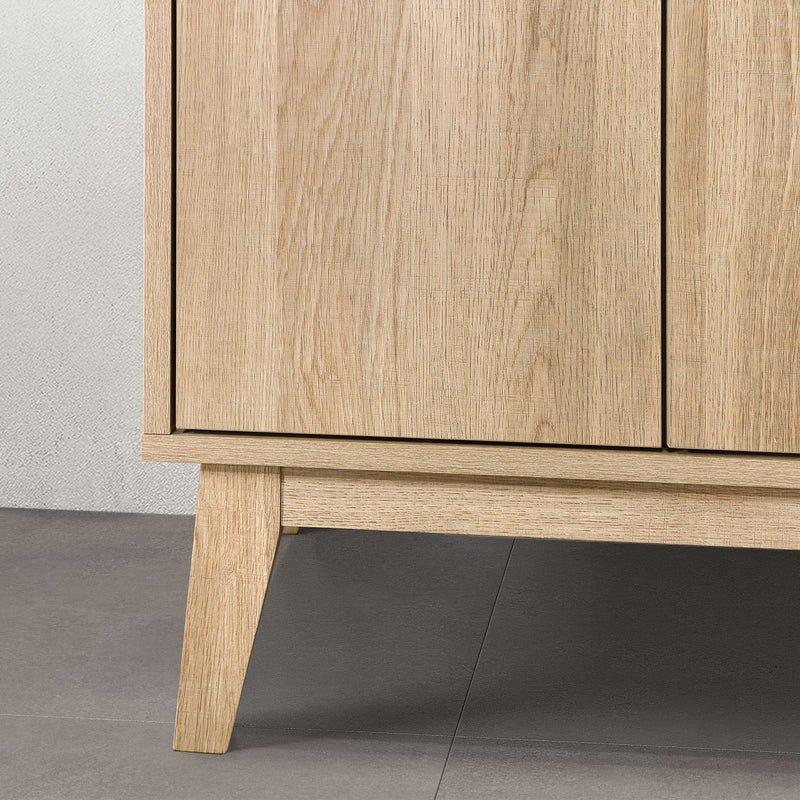 Calway 24 in Bathroom Vanity Kit - White Oak