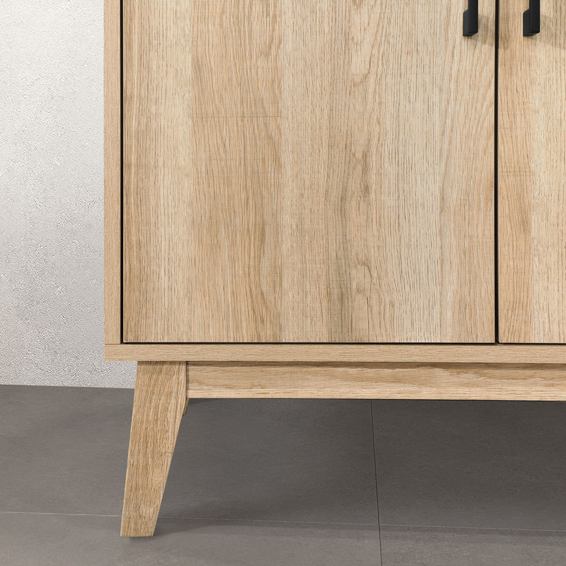 Calway 30 in Bathroom Vanity Kit - White Oak