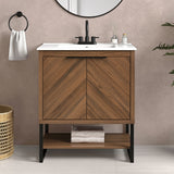 Contessa 30 in Bathroom Vanity - Spiced Walnut