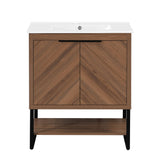 Contessa 30 in Bathroom Vanity - Spiced Walnut