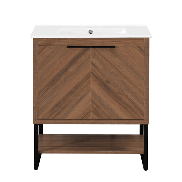 Contessa 30 in Bathroom Vanity - Spiced Walnut