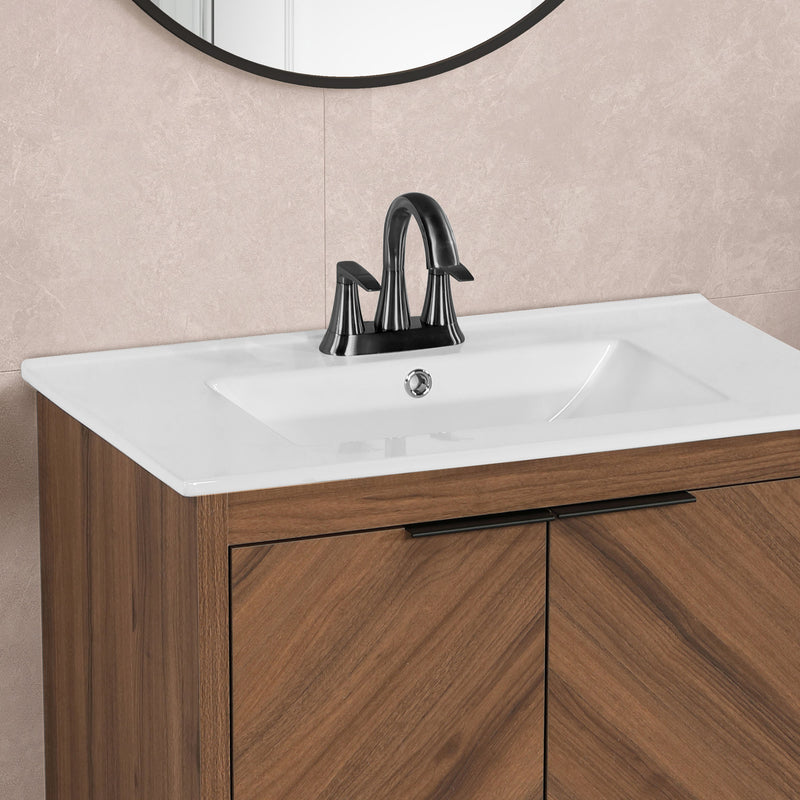 Contessa 30 in Bathroom Vanity - Spiced Walnut