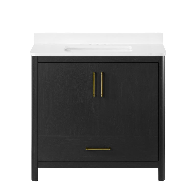 Dario 36 in Bathroom Vanity - Ebony Wood