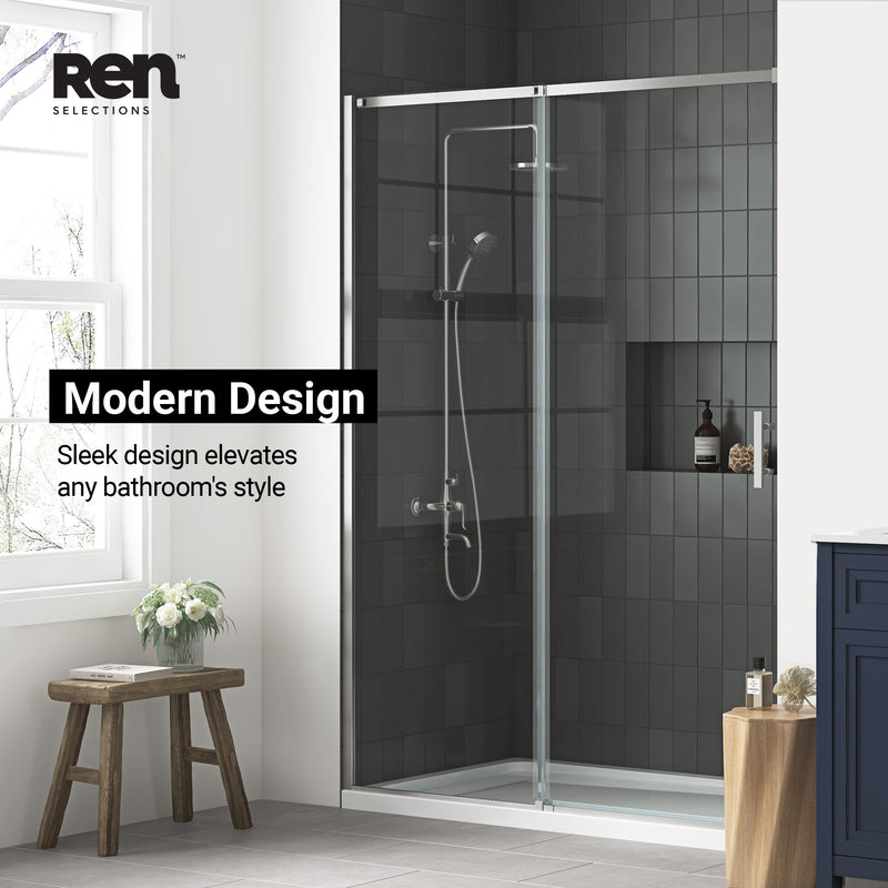 Lola 60 in Sliding Shower Door